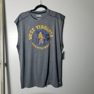 NWT SECTION 101 WEST VIRGINIA MOUNTAINEERS MEN'S TANK SIZE XL
